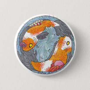 Zombie Koi Knopf Button