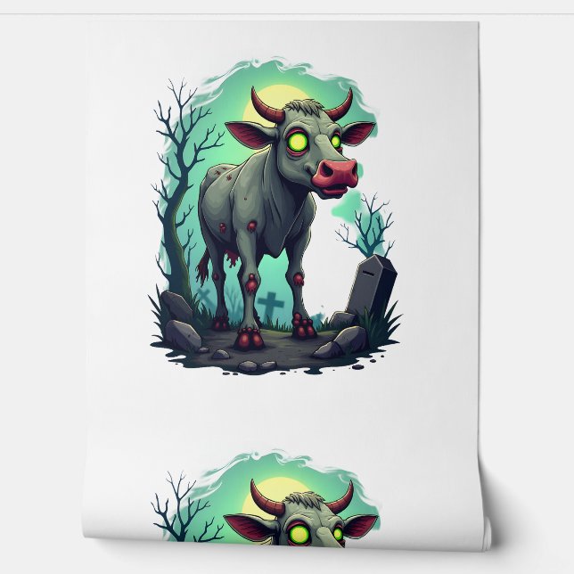 Zombie-Kuh-Apokalypse Tapete (Abrollen)