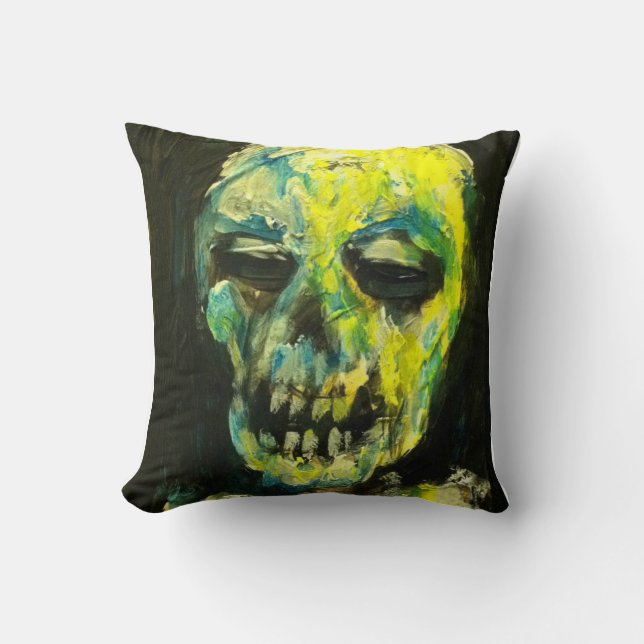 ZOMBIE-KUNST Throw-Kissen durch Jack Larson Kissen (Vorderseite)