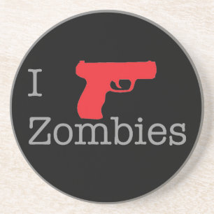 Zombie-Küste (Dunkelheit) Sandstein Untersetzer
