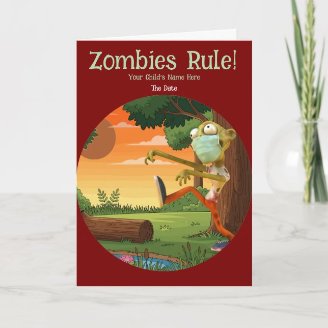 Zombie Land Karte (Vorderseite)