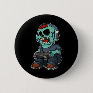Zombie Lazy Halloween Kostüm Funny Gaming Video-g Button