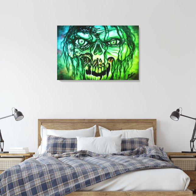 Zombie Leinwanddruck (Insitu (Schlafzimmer))