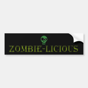 Zombie-licious Autoaufkleber