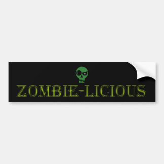 Zombie-licious Autoaufkleber