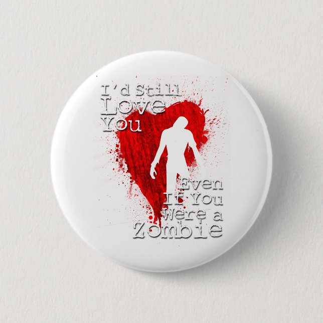 Zombie-Liebe Button (Vorderseite)