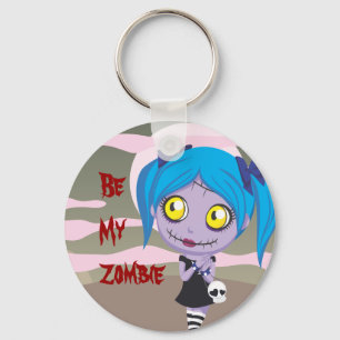Zombie-Liebe Schlüsselanhänger