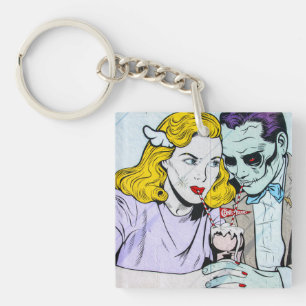 Zombie-Liebe Schlüsselanhänger