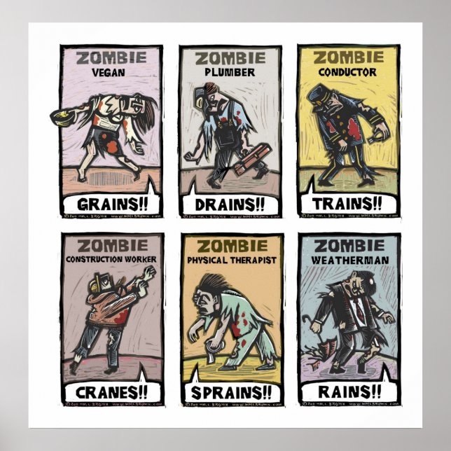 Zombie Lifestyles - Poster (Vorne)