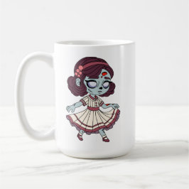 Zombie-Mädchen aus den 1930ern Kaffeetasse