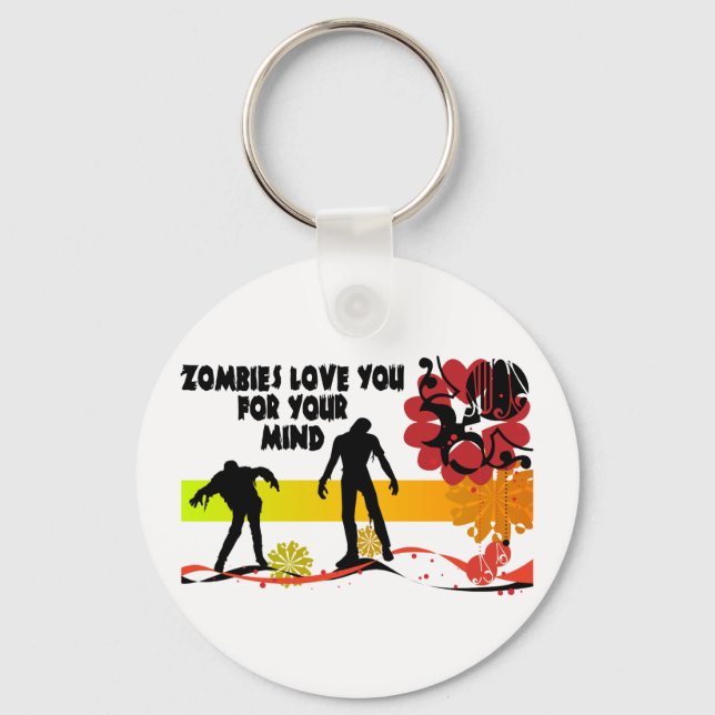 Zombie Mind Schlüsselanhänger (Vorderseite)