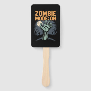 Zombie-Modus Ein Gruseliges Halloween T-Shirt Fächer
