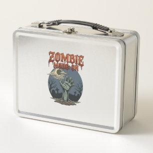 Zombie-Modus Halloween-Hand-Mond-Friedhof_1 Metall Brotdose