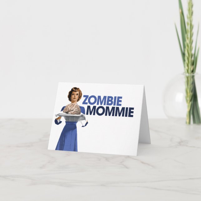 Zombie Mommie Karte (Vorderseite)