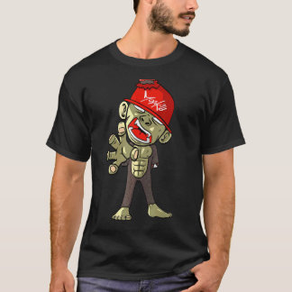 Zombie Monkey Horror Beängstigend Halloween T-Shirt