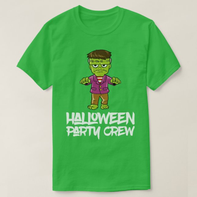 Zombie Monster Halloween Matching Costume T-Shirt (Design vorne)