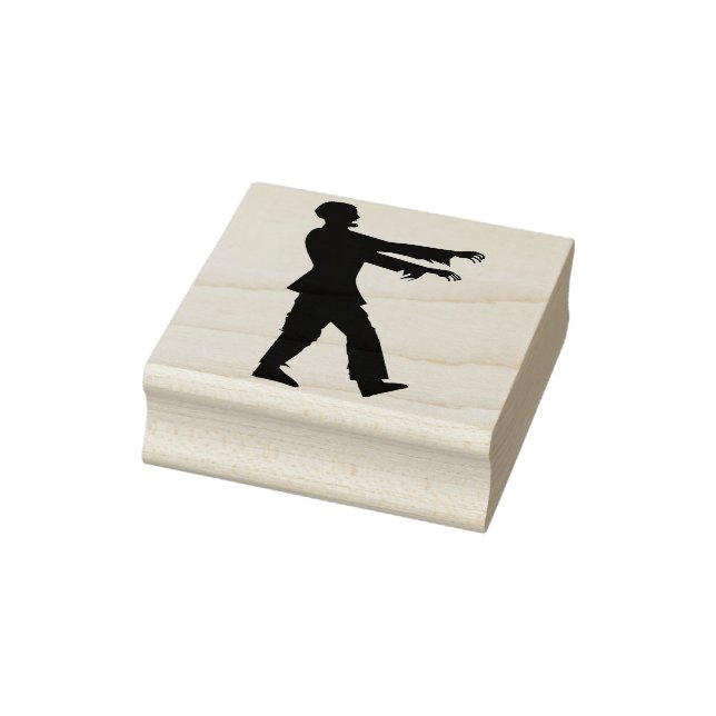 Zombie Monster Silhouette Briefmarke Gummistempel (Stempel)