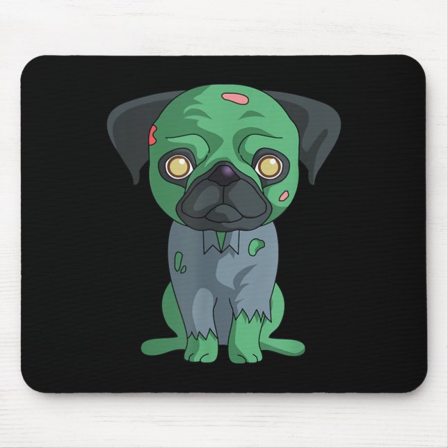 Zombie-Mops Mousepad (Vorne)