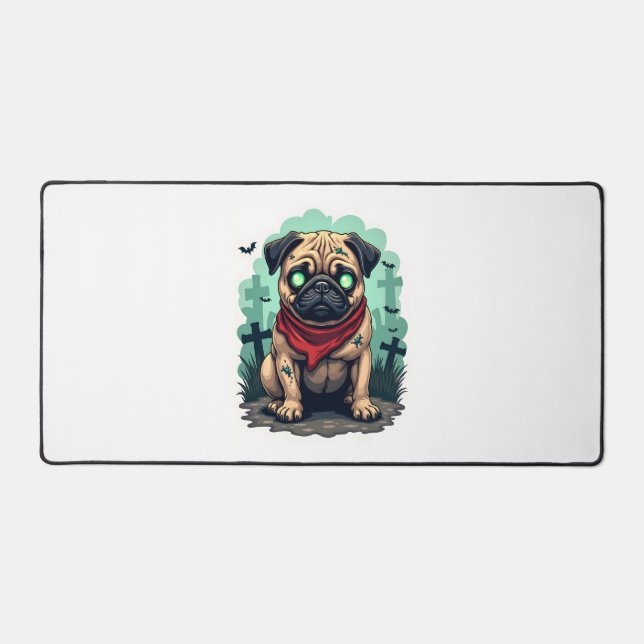 Zombie Mops Parade Schreibtischunterlage (Vorderseite)