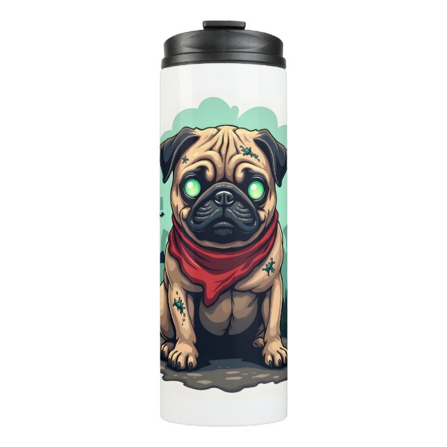 Zombie Mops Parade Thermosbecher (Vorderseite)