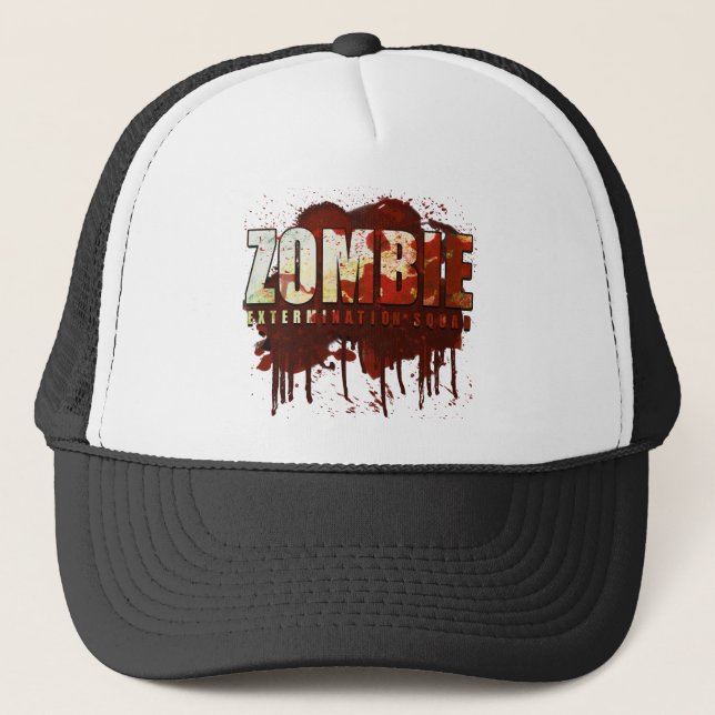 Zombie-Mörder-Hut Truckerkappe (Vorderseite)