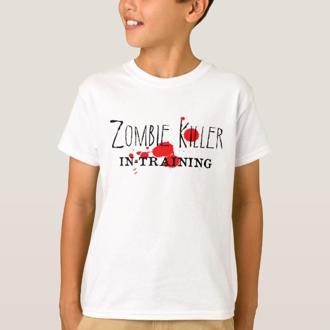 Zombie-Mörder im Trainings-KinderT - Shirt (Vorderseite)