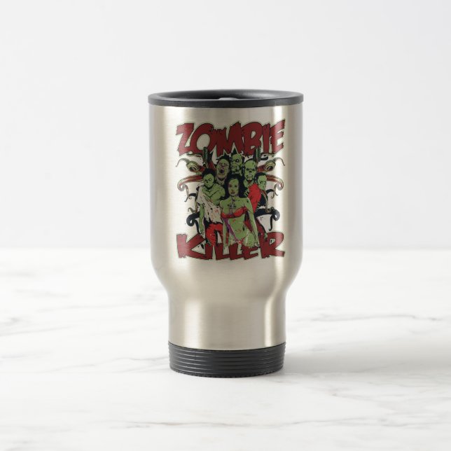 Zombie-Mörder Reisebecher (Mittel)