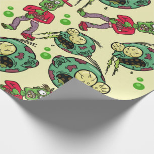 Zombie-Muster Geschenkpapier