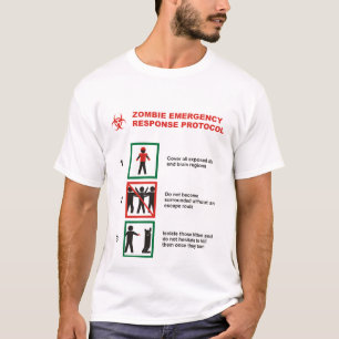 Zombie-Notfallschutz-Protokoll T-Shirt