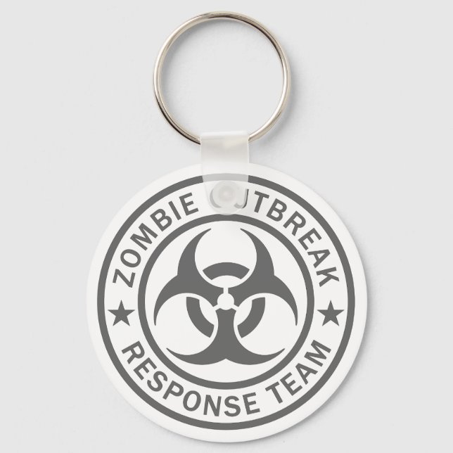 Zombie-Notfallteam Schlüsselanhänger (Vorderseite)