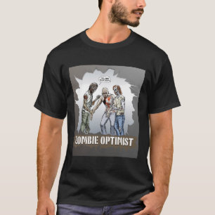 Zombie-Optimist - Schwarzes T-Shirt