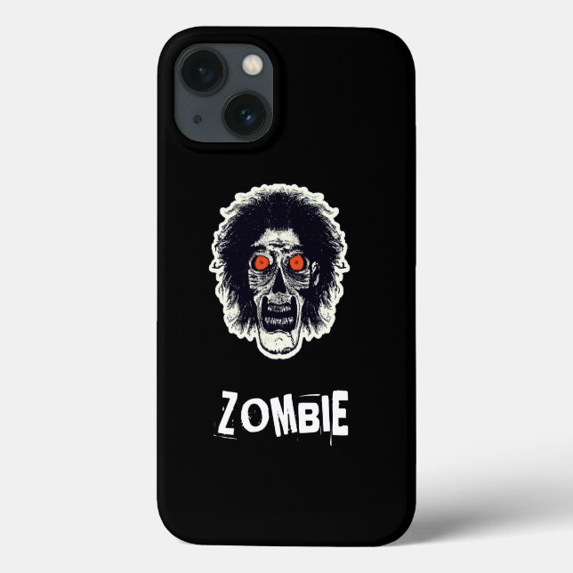 ZOMBIE Orange Eyes Case-Mate iPhone Hülle (Rückseite)