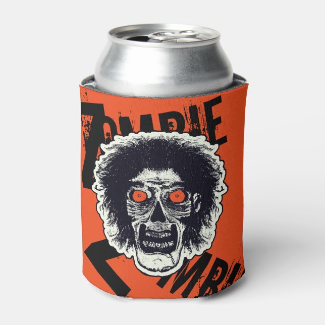Zombie-Orange Eyes Dosenkühler (Kanne Vorderseite)