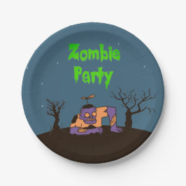 Zombie Party Pappteller