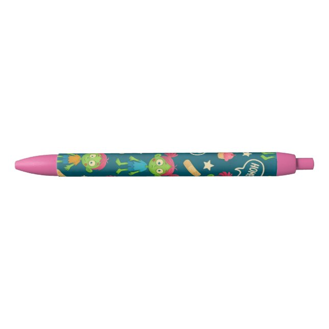 Zombie Pattern Pen - "Hausaufgaben!" Ausgabe Kugelschreiber (Vorderseite)