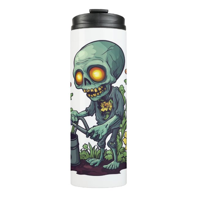Zombie Pflanze Parent Thermosbecher (Vorderseite)