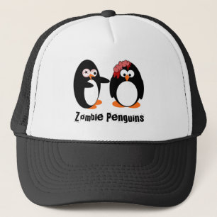 Zombie-Pinguinfernlastfahrerhut Truckerkappe