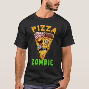 Zombie-Pizza Lustiges Geschenk für Pizza-Liebhaber T-Shirt