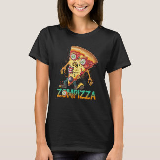 Zombie Pizza Zompizza Funny Halloween Zombie Food T-Shirt