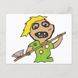 Zombie Postkarte