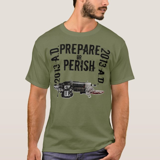 Zombie Prepper T - Shirt (Vorderseite)