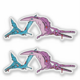 Zombie Pterodactyls Aufkleber