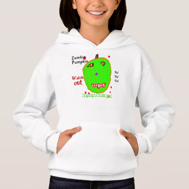 Zombie Pumpkin Slime Hoodie (Vorderseite)