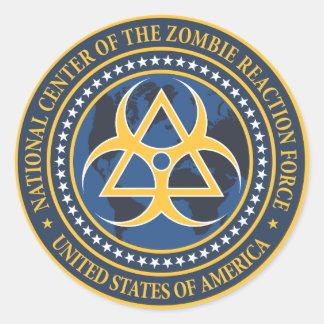 Zombie Reaction Force Siegel Sticker
