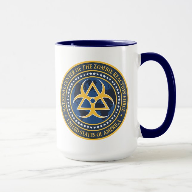 Zombie-Reaktions-Kraft-Tasse Tasse (Rechts)