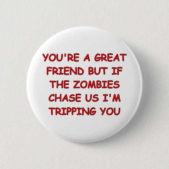 Zombie-Reise Button (Vorderseite)