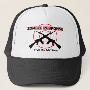 Zombie Response Funny Hat Cap Spaß Truckerkappe