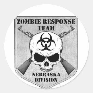 Zombie Response Team: Abteilung Nebraska Runder Aufkleber