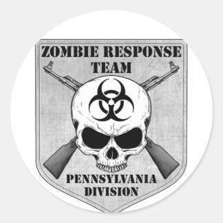 Zombie Response Team: Abteilung Pennsylvania Runder Aufkleber