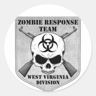 Zombie Response Team: Abteilung West Virginia Runder Aufkleber